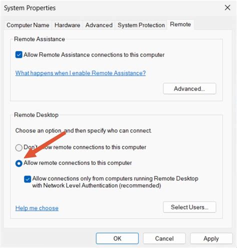 Remote connections .